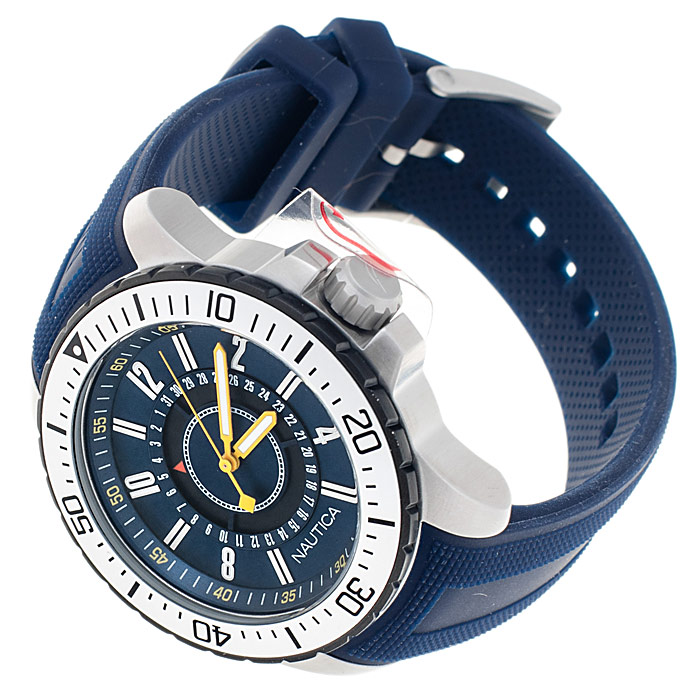 zegarek Nautica A14664G srebrny Pasek - miniatura 4