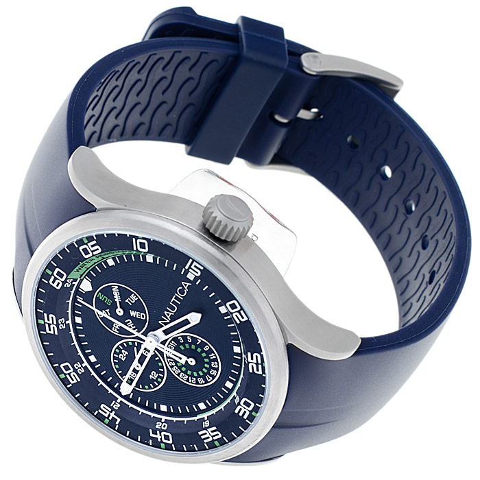 zegarek Nautica A14665G srebrny Pasek - miniatura 4