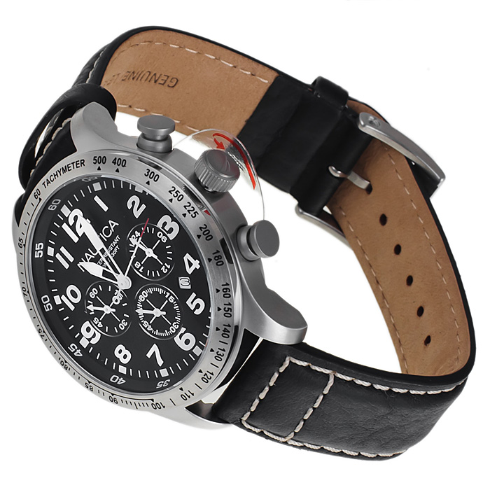 zegarek Nautica A15535G srebrny Pasek - miniatura 4