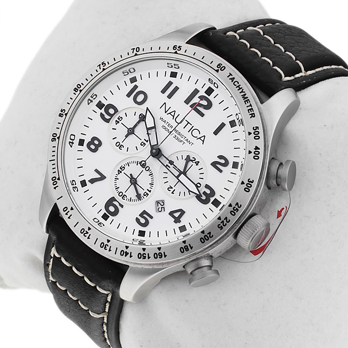 zegarek Nautica A15539G srebrny Pasek - miniatura 2