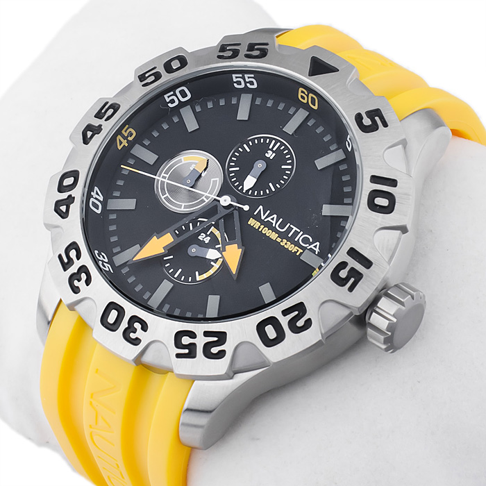 zegarek Nautica A15566G srebrny Pasek - miniatura 2