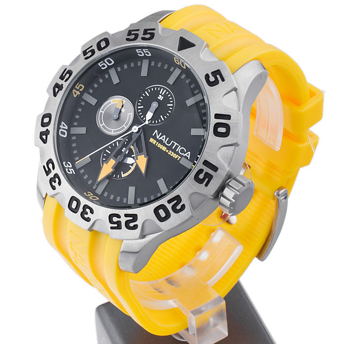 Nautica A15566G Pasek zegarek męski sportowy mineralne - miniatura 4