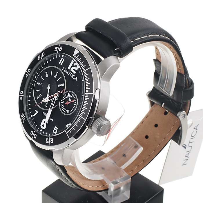 Nautica A15588G Pasek zegarek męski sportowy mineralne - miniatura 3
