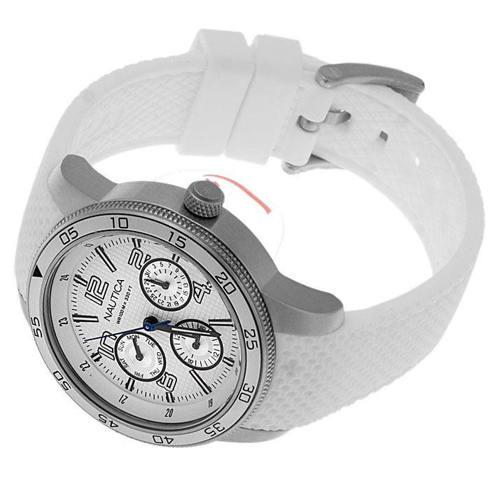 zegarek Nautica A15638M srebrny Pasek - miniatura 4