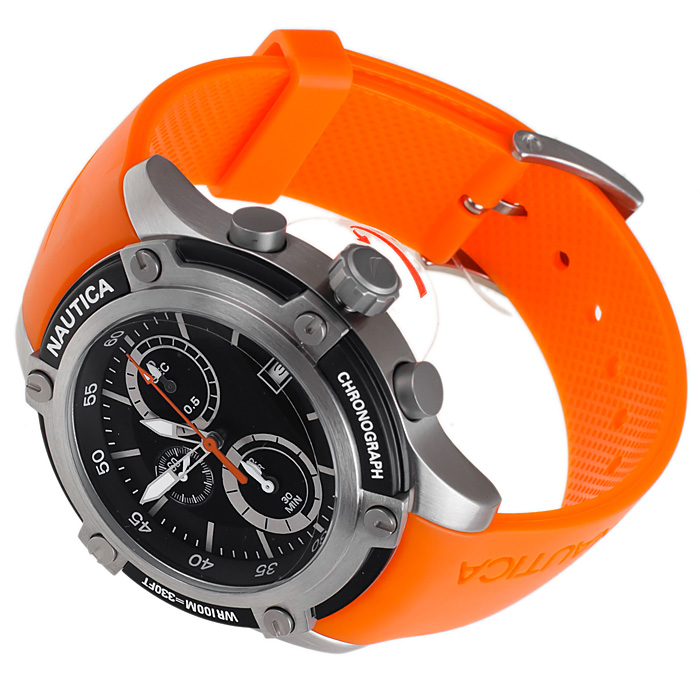 zegarek Nautica A16560G srebrny Pasek - miniatura 4