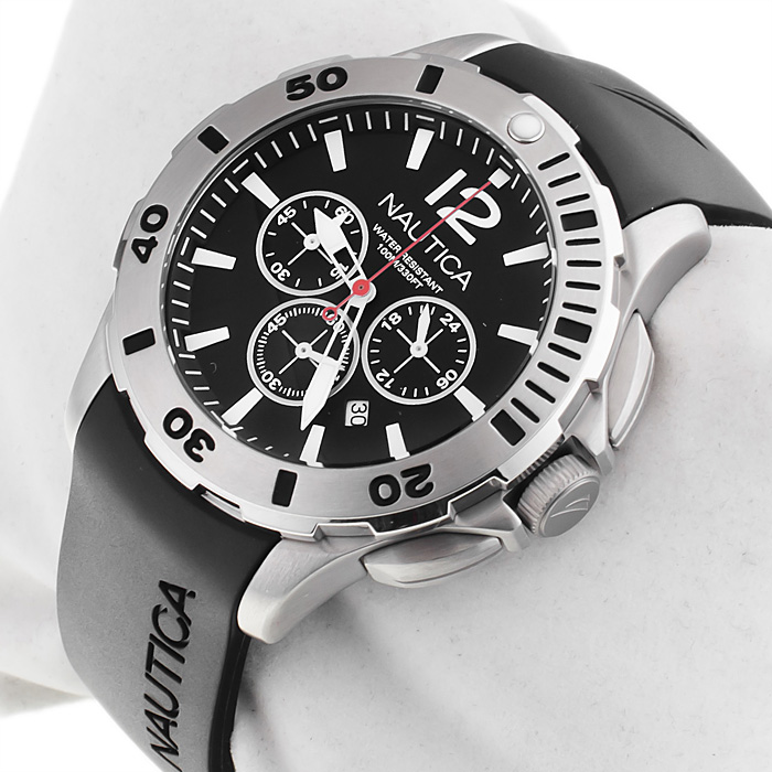 zegarek Nautica A16564G srebrny Pasek - miniatura 2