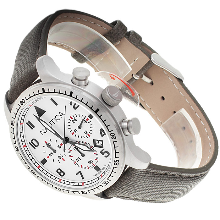 zegarek Nautica A16580G szary Pasek - miniatura 4