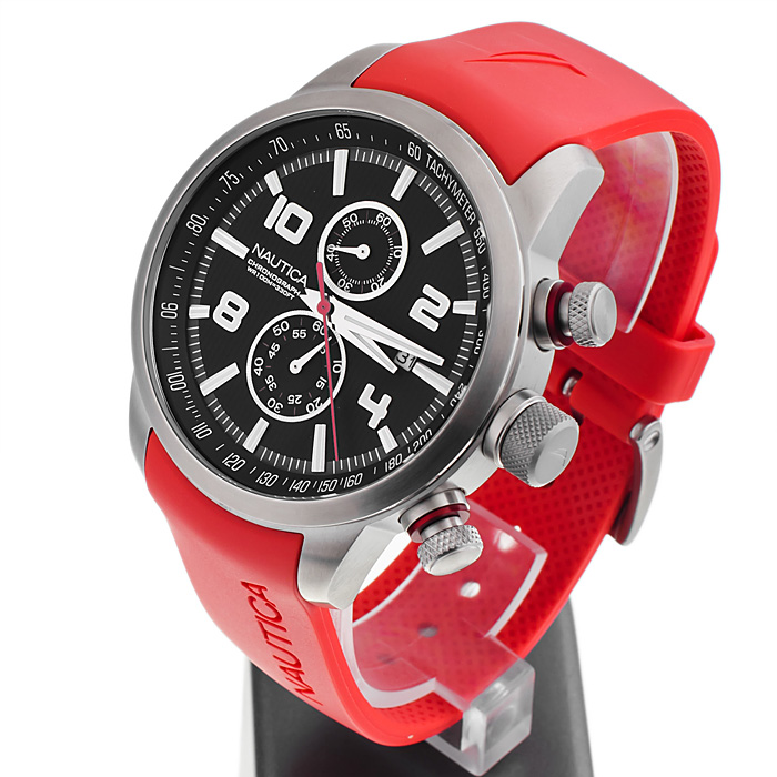 Nautica A17581G zegarek Pasek z chronograf - miniatura 3