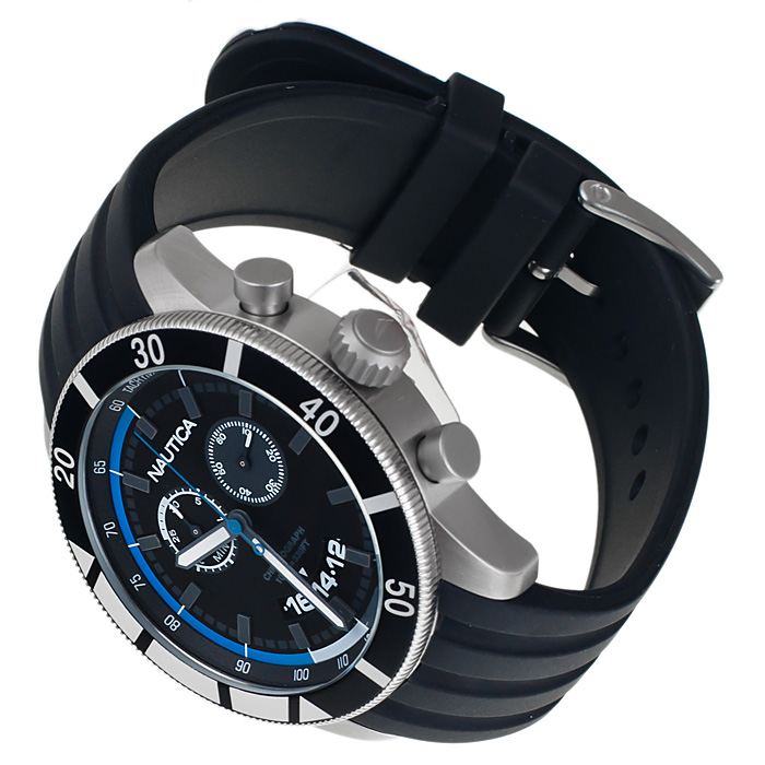 zegarek Nautica A17583G srebrny Pasek - miniatura 4