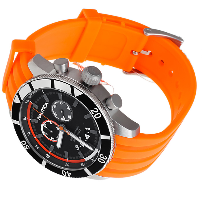 zegarek Nautica A17586G srebrny Pasek - miniatura 4