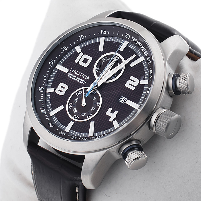 zegarek Nautica A18547G srebrny Pasek - miniatura 2