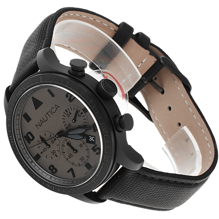zegarek Nautica A18687G czarny Pasek - miniatura 4