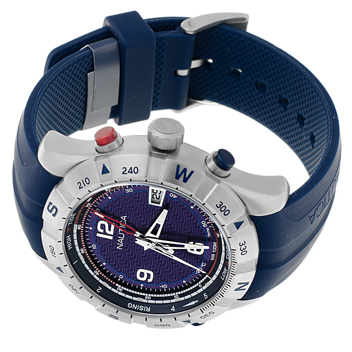 zegarek Nautica A21033G srebrny Pasek - miniatura 4