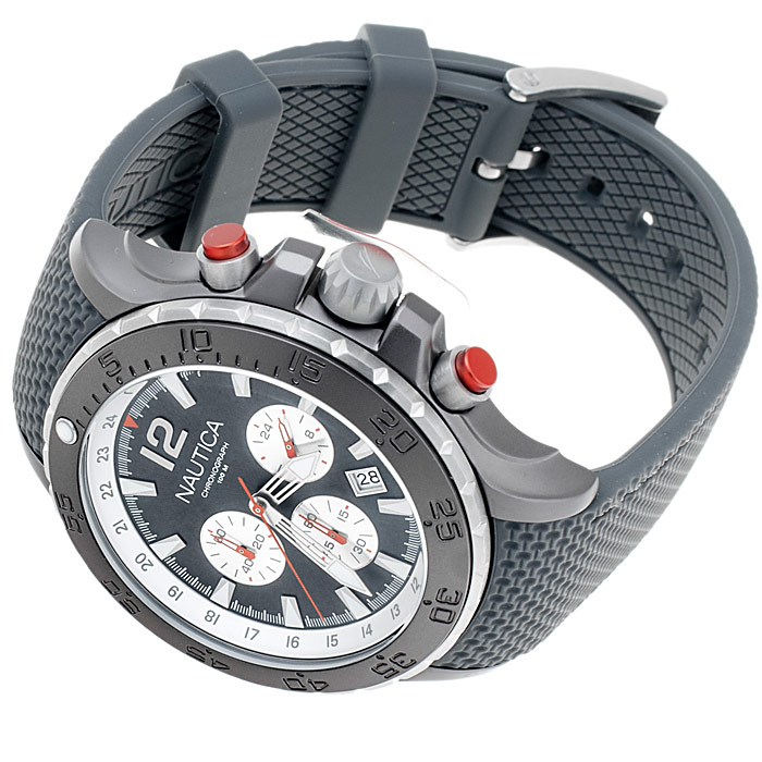 zegarek Nautica A22624G szary Pasek - miniatura 4