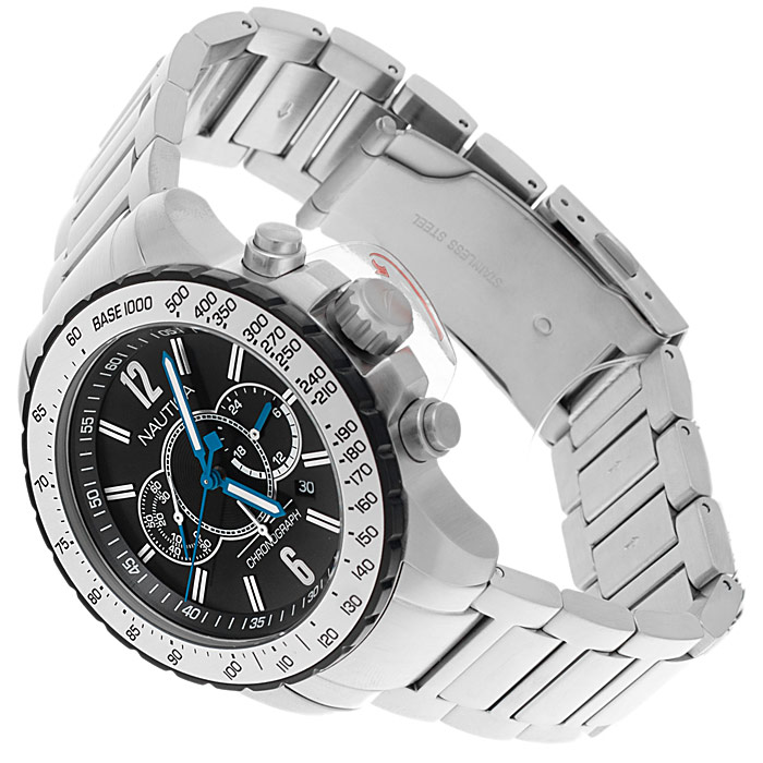 zegarek Nautica A24546G srebrny Bransoleta - miniatura 4
