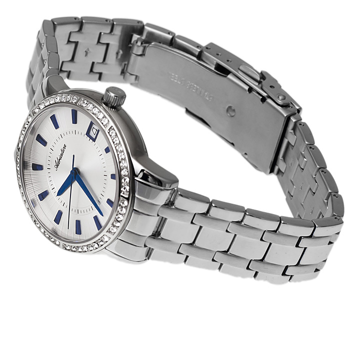 zegarek Adriatica A3602.51B3QZ srebrny Bransoleta - miniatura 4