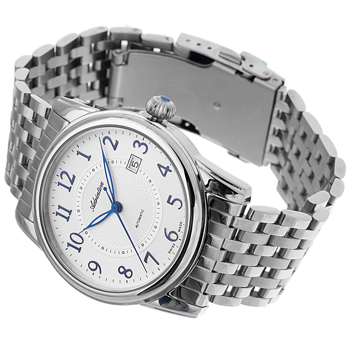 zegarek Adriatica A8196.51B3A srebrny Automatic - miniatura 4