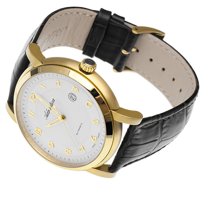 Adriatica A8198.1223A Automatic zegarek męski klasyczny szafirowe - miniatura 5