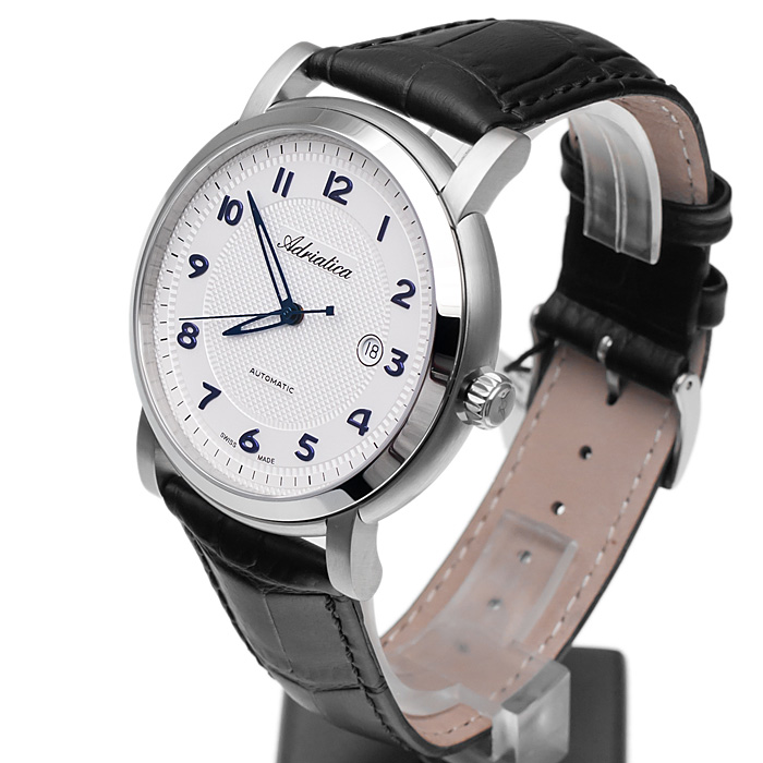 zegarek Adriatica A8198.52B3A srebrny Automatic - miniatura 4