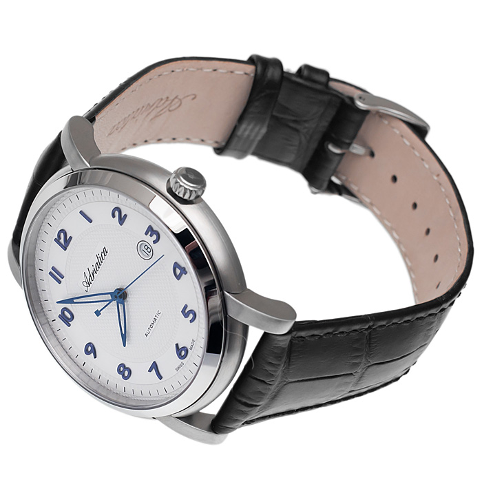 Adriatica A8198.52B3A Automatic zegarek męski klasyczny szafirowe - miniatura 5