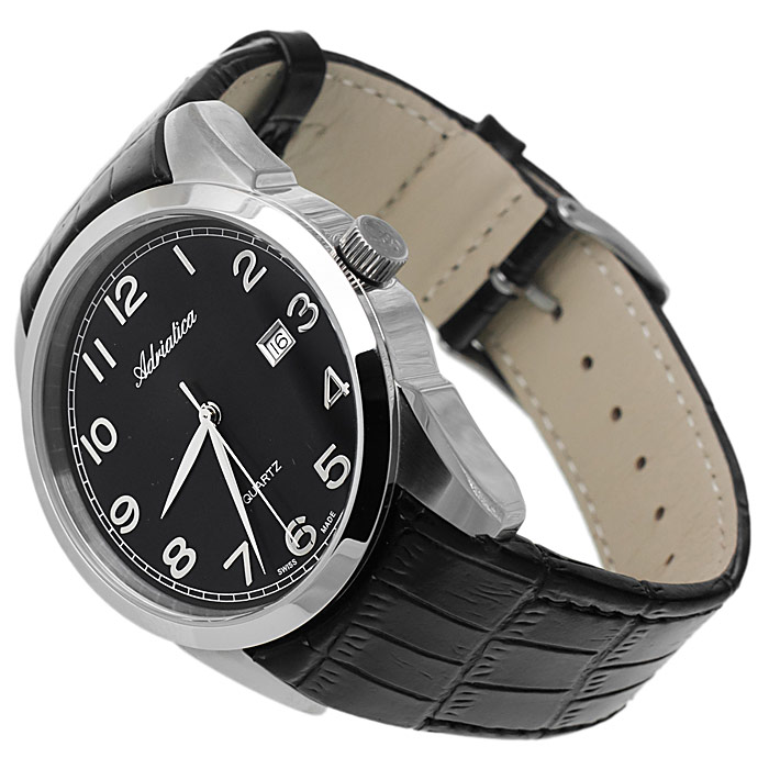 zegarek Adriatica A8199.5224Q srebrny Pasek - miniatura 4
