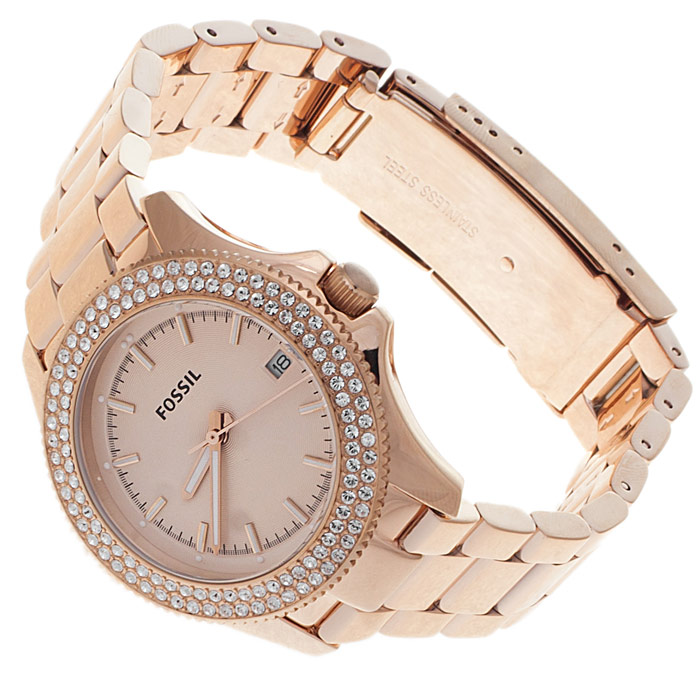 zegarek Fossil AM4454 różowe złoto Sport - miniatura 4