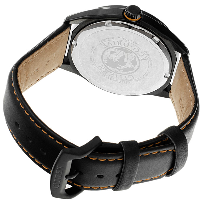 Citizen AW1184-13E Leather zegarek męski sportowy mineralne - miniatura 5