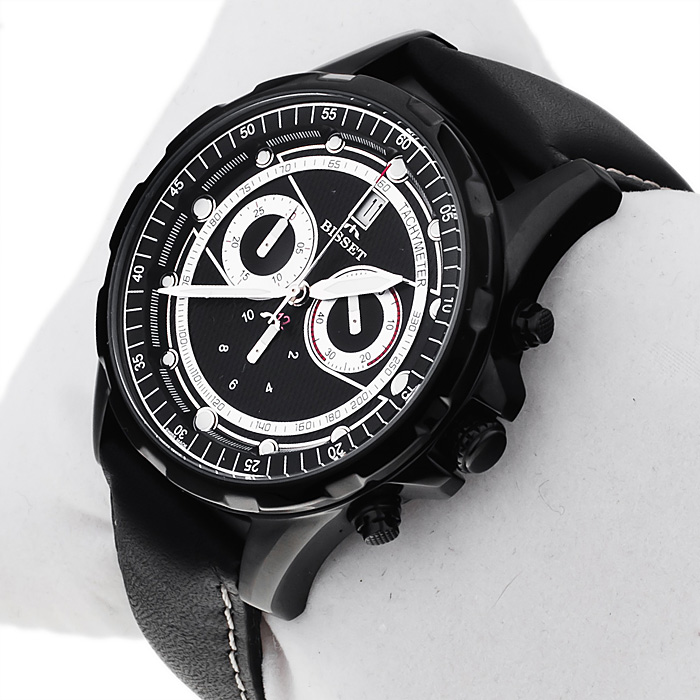 zegarek Bisset BS25B50BLACK czarny Sportowe - miniatura 2