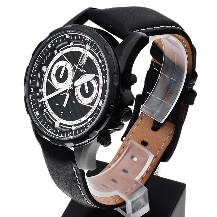Bisset BS25B50BLACK zegarek Sportowe z chronograf - miniatura 3