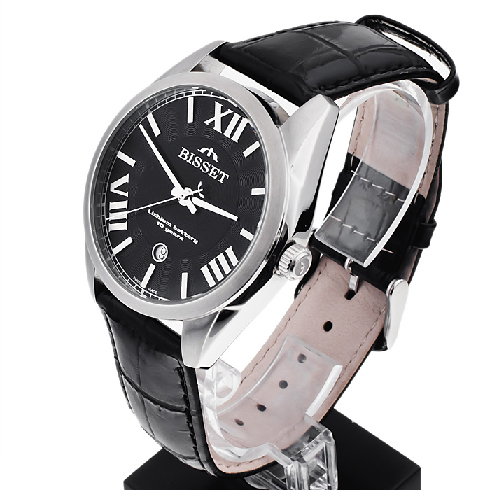 Bisset BS25C15BLACK Klasyczne zegarek męski klasyczny mineralne - miniatura 3