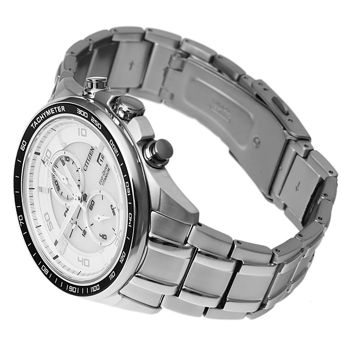 zegarek Citizen CA0340-55A srebrny Titanium - miniatura 4