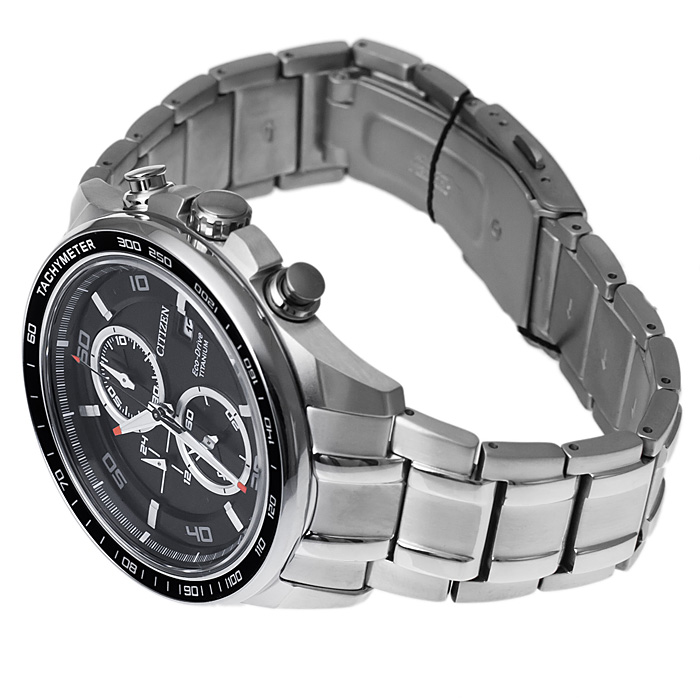 zegarek Citizen CA0340-55E srebrny Titanium - miniatura 4