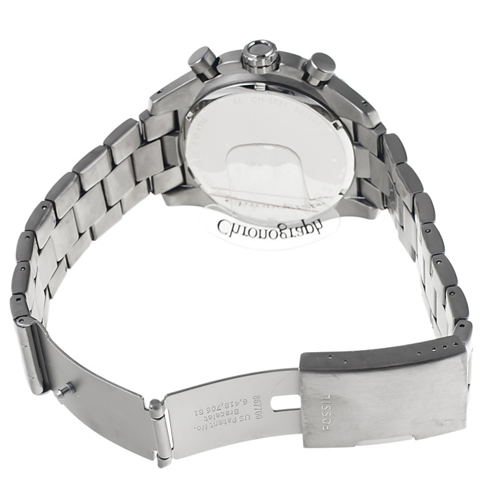 Fossil CH2731 zegarek męski sportowy Wyprzedaż bransoleta - miniatura 5