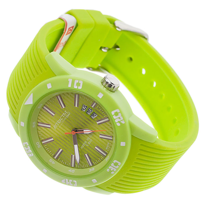 zegarek QQ DB02-008 zielony Damskie - miniatura 4