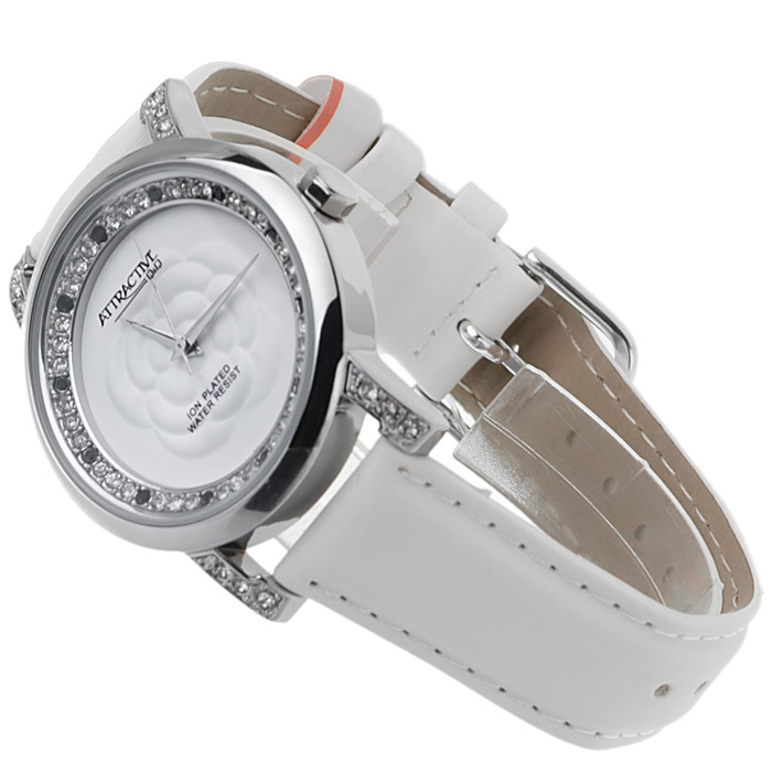 zegarek QQ DB33-301 srebrny Damskie - miniatura 4