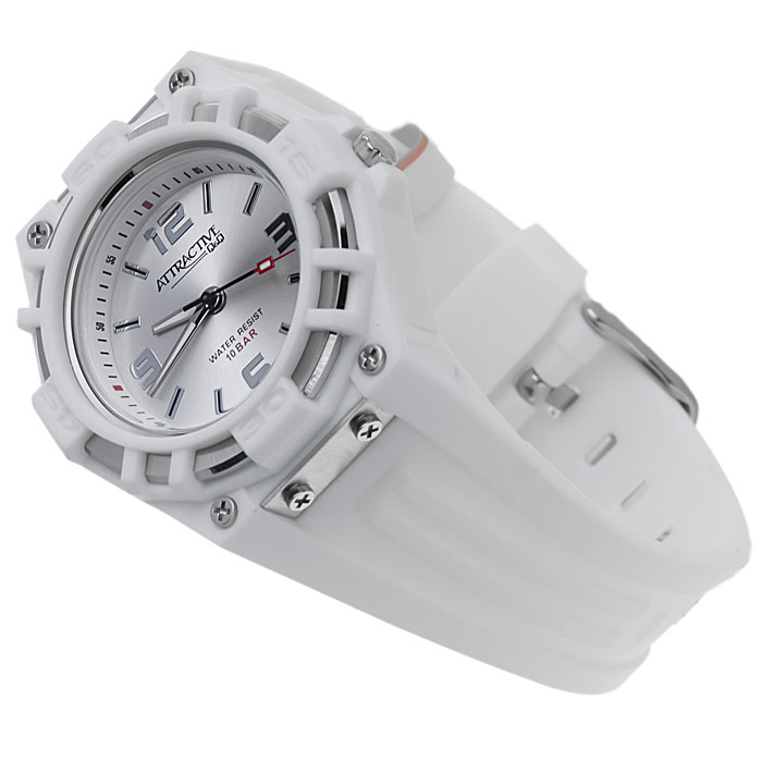 zegarek QQ DD00-003 biały Unisex - miniatura 4