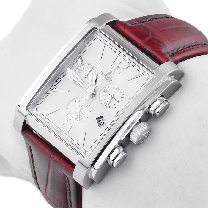 zegarek Festina F16081-1 srebrny Chronograf - miniatura 2