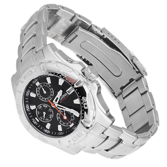 Festina F16242-9 Classic sportowy zegarek srebrny - miniatura 4