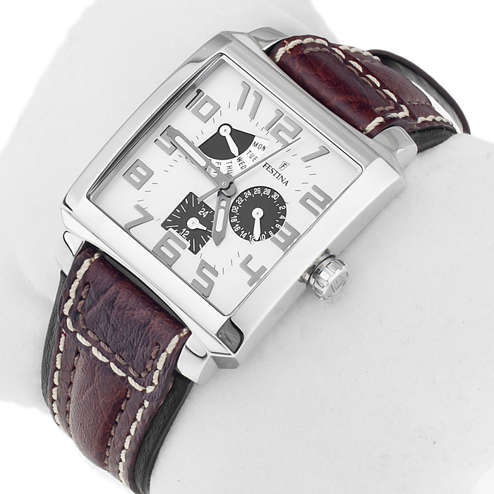 zegarek Festina F16282-3 srebrny Retro - miniatura 2