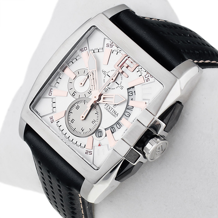 zegarek Festina F16363-1 srebrny Chronograf - miniatura 2