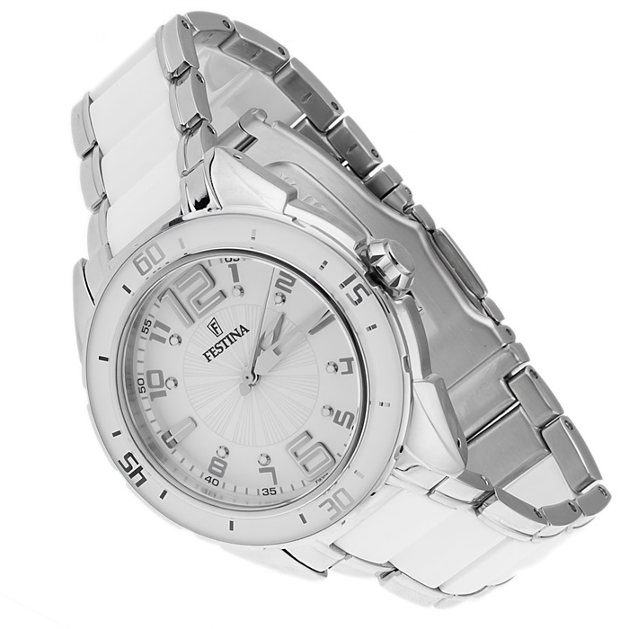 Festina F16395-1 Classic sportowy zegarek srebrny - miniatura 4