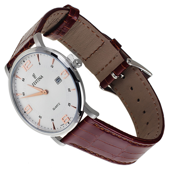 zegarek Festina F16476-4 srebrny Classic - miniatura 4