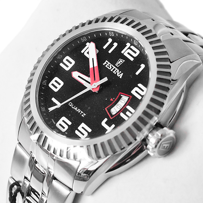 zegarek Festina F16482-3 srebrny Classic - miniatura 2