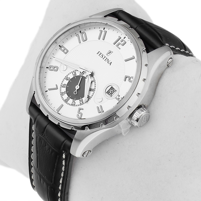 zegarek Festina F16486-1 srebrny Classic - miniatura 2