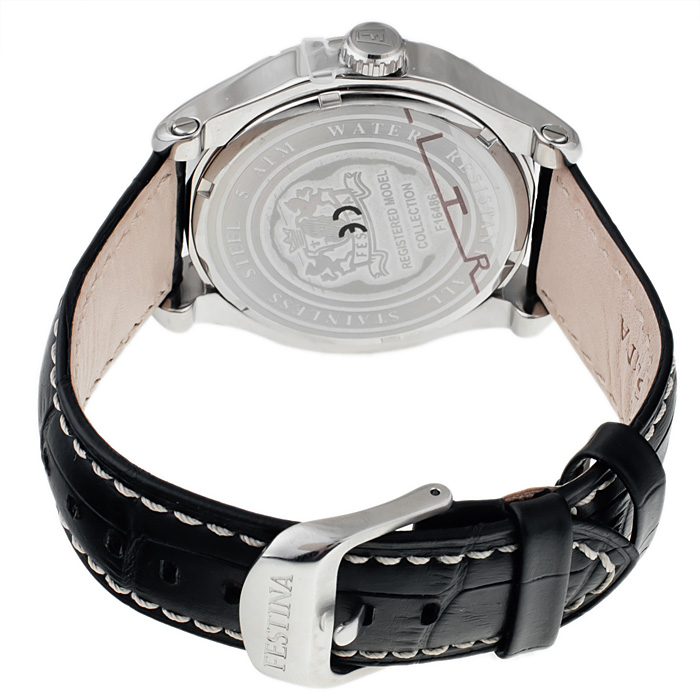 Festina F16486-4 zegarek męski sportowy Classic pasek - miniatura 5