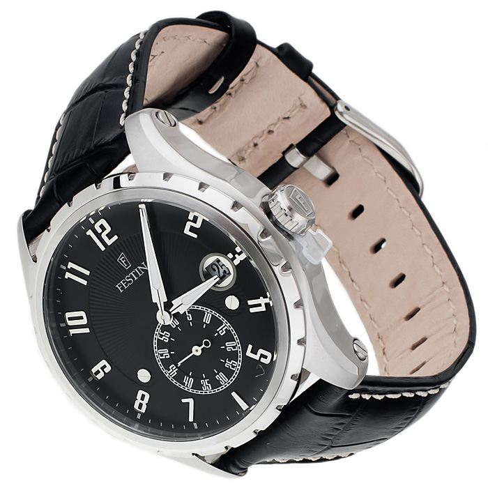 Festina F16486-4 Classic sportowy zegarek srebrny - miniatura 4