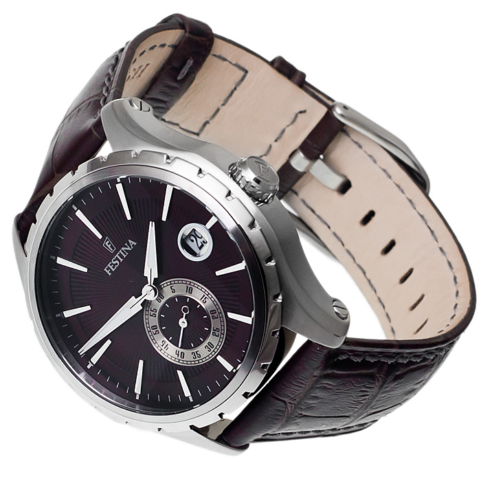 zegarek Festina F16486-7 srebrny Sport - miniatura 4