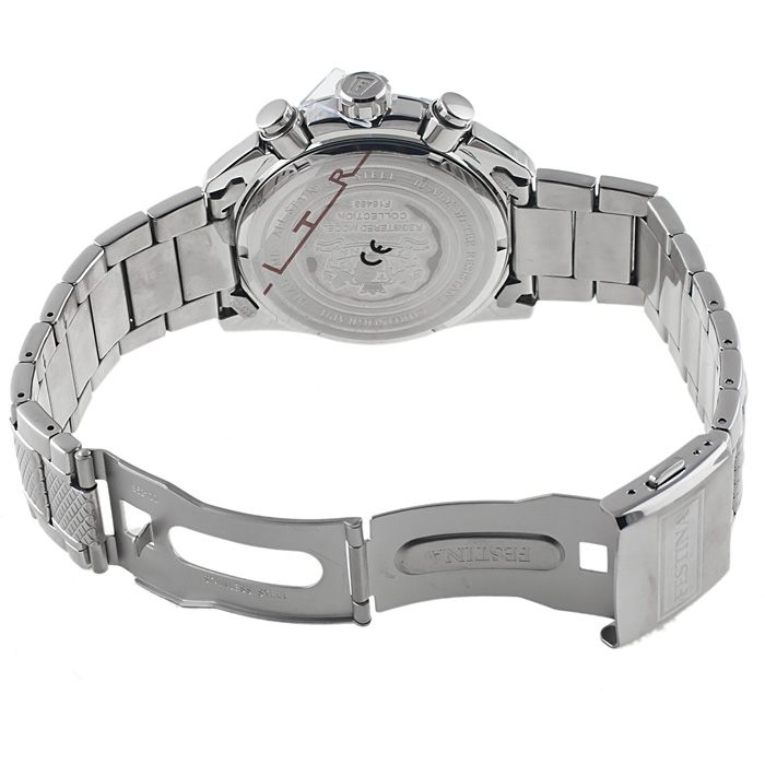 Festina F16488-1 zegarek męski klasyczny Chronograf bransoleta - miniatura 5