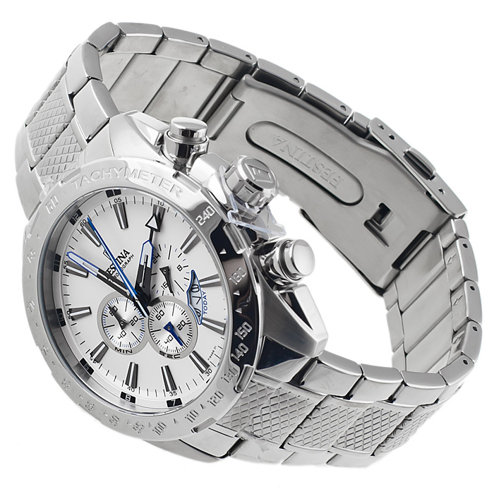 Festina F16488-1 Sport Chronograph Chronograf klasyczny zegarek srebrny - miniatura 4