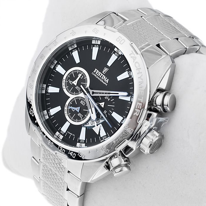 Festina F16488-3 zegarek męski klasyczny Chronograf bransoleta - miniatura 5